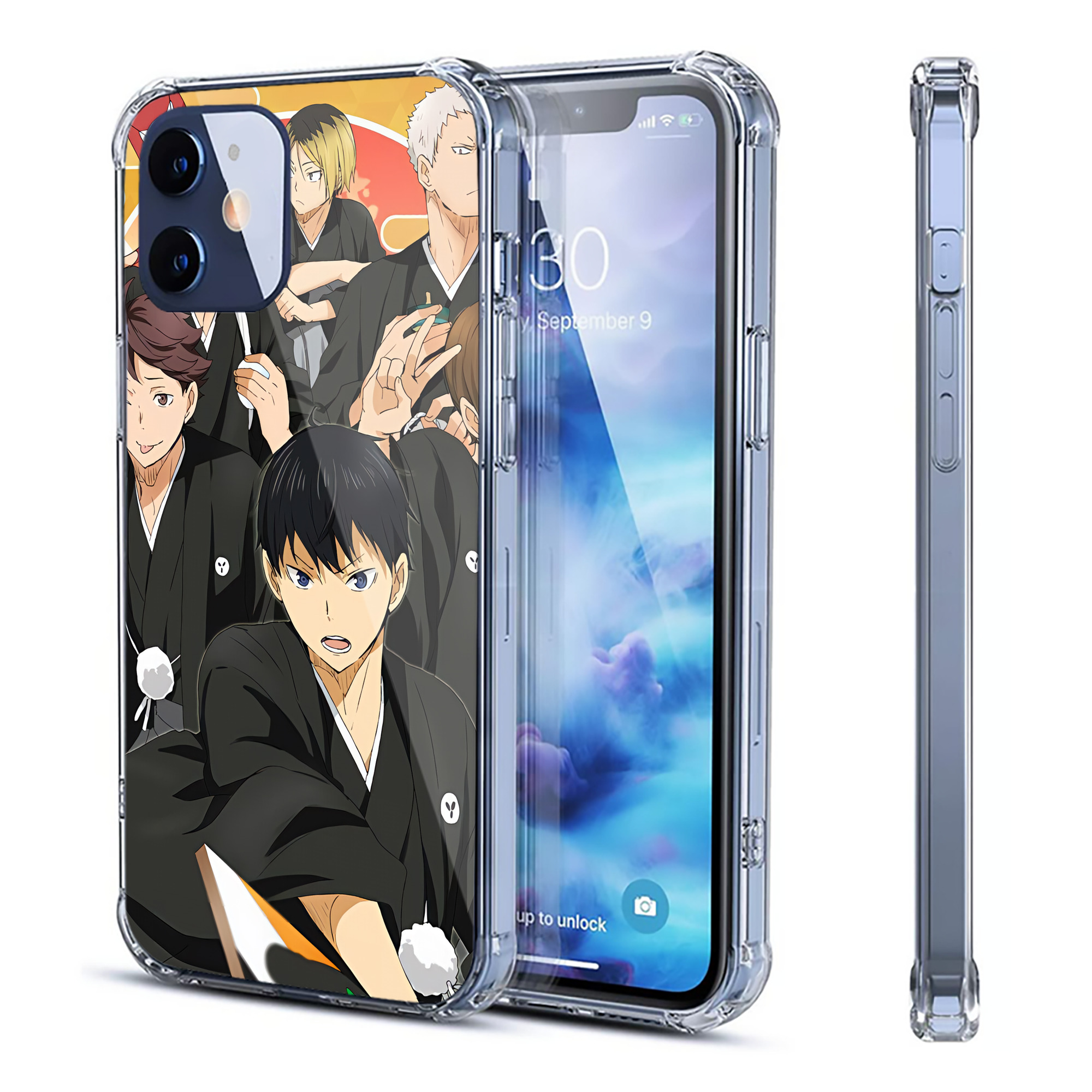 （画像用） ハイキュー!! Haikyu!! 【iPhone 12シリーズ対応】透明スマホケース（クリアソフトケース）